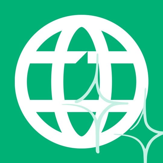 Globe met sterren