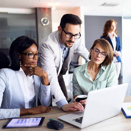 collega's in een vergadering