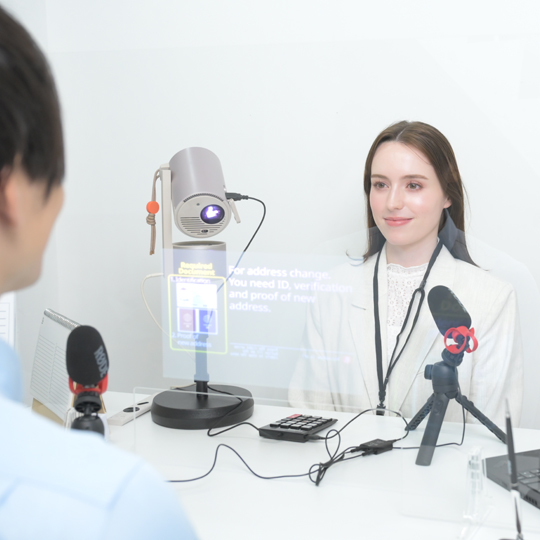 Vrouw gebruikt Cotopat