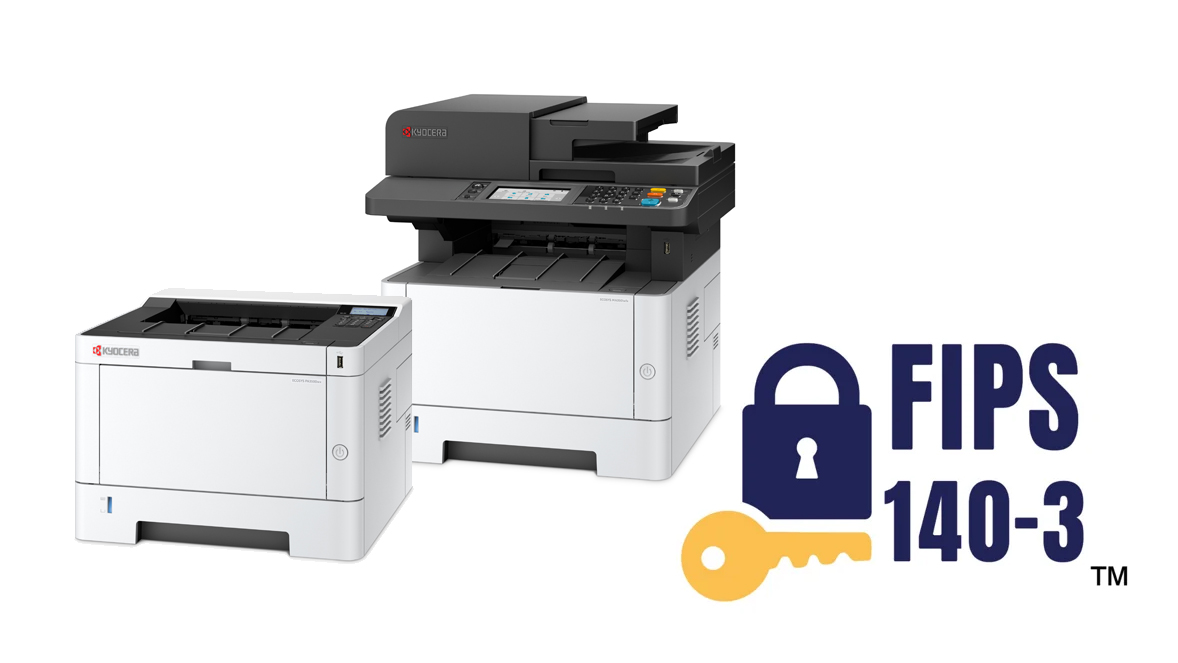 Kyocera printers en multifunctionals met FIPS 140-3 certificering