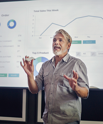 Man vertelt over betrouwbaarheid