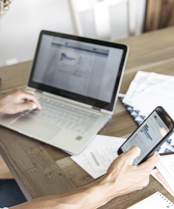 hand holding a smartphone