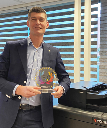 Erik Wolthuis met EDP Award