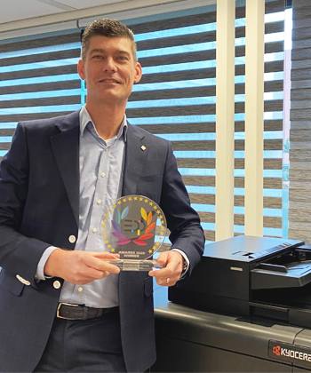 Erik Wolthuis met EDP Award