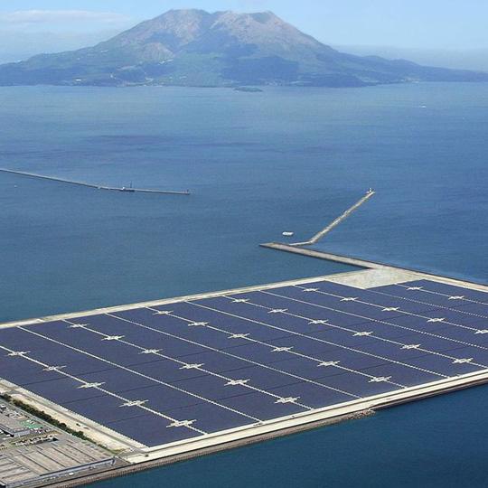 Zonne-energie Zonnepark Japan